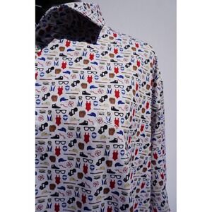 Men's Rhoback Polo XXL Short Sleeve - The Great Bambino - Sandlot Print